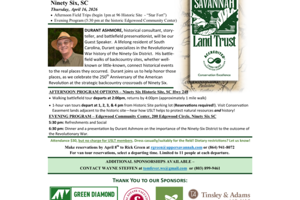 2026 USLT Annual Meeting: Celebrate the Sacred Ground of the American Revolution!